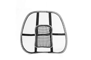 SZSS-CAR Siège Auto Fauteuil de Massage du Dos Support Lombaire Mesh Ventiler Coussin de siège Auto Coussin de