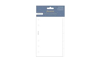 FILOFAX Separadores personales en blanco, 6 pestañas, color blanco