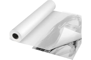 Luziyun Rouleau de Papier Calque 40cm x 50m - 26g/m² Transparent Haute Clarté - Pour Croquis, Motifs & Patronnage - Usage Professionnel (Architecture, Couture, Création Artistique) (30CMX50M)