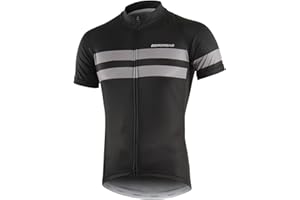 BERGRISAR Camiseta de Ciclismo de Manga Corta para Hombre, 3+1 Bolsillos con Cremallera