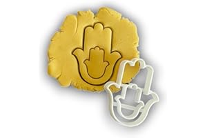 Elace – Molde de mano Fátima con mini mano – Eid Moubarak Rammadan Patisieriería, arenado, galleta, pasta de azúcar, pasta de modelar, decoración de pasteles hecha en Francia ELACE3D