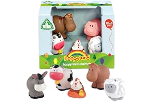 Early Learning Centre 134555 Happyland Happy Farm Animals Playset