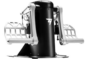 Thrustmaster TPR – Sistema de timón experto de Thrustmaster para simulación de vuelo en PC