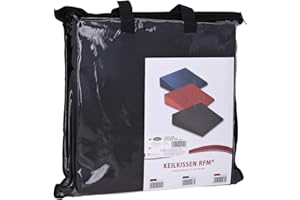 RFM Rehaforum Keilkissen 37 x 37 x 7/1 cm schwarz 30 Grad
