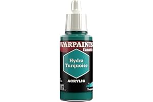 The Army Painter, Warpaints Fanatic Hydra Turquoise Peinture acrylique de qualité pour jeux de guerre miniatures