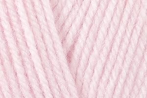KHASO Sirdar Hayfield Bonus DK Crochet Yarn, 100% Acrylic Double Knitting Wool for Sweaters Jumpers Toys - 100g Balls - Pink Peaches (888) - Pack of 3