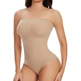 YIANNA Body Gainant Femme Ventre Plat - Gaine Amincissante Sculptante String Shapewear Invisible Minceur