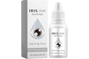 PUKMQU Fancy Drops Eye Color Changer, Fancy Drops Change Your Eye Color, Irisink Eye Drops, Eye Color Changing Drops, Irisink Pro Eye Drops, Color Changing Eye Drops, Change Eye Color (Sterling Grey)