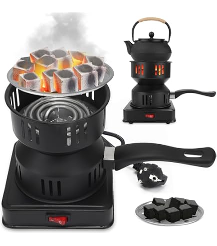 Pinza Per Narghilè Accenditore Elettrico Per Narghilè Black - 4