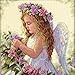 Produktbild Dimensions Passion Flower Angel Counted Cross Stitch Kit-11"X11" 14 Count