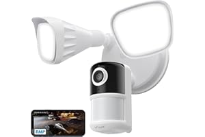 ieGeek 5MP Floodlight Camera, Wired Cameras for Home Security 2600 Lumens, 5G/2.4G WiFi Flood Light Camera Outdoor with Motion Detection, Color Night Vision, 2 Way Audio, Works with Alexa