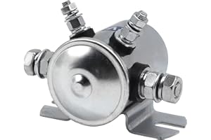 HISports Start Relè 12VDC Max 300A - Relè di avviamento motore per corrente continua, relè Cart Solenoid, chiusura magnetica, relè per carrello da golf, argani, marina