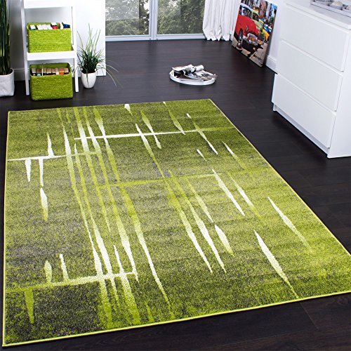 Designer Rug - Contemporary - Short Pile - Mottled Green Black Cream, Size:230x320 cm