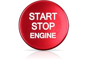 OYDDL Adesivo di copertura per il pulsante di accensione/spegnimento motore dell’auto