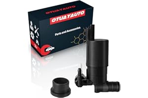 Pompe à eau de lavage Compatible avec Twingo II III, Clio III IV, Zoe, 106, 207, 208, 307, 308, 407, 807, OTUAYAUTO Pompe à eau pour système de lavage de pare-brise