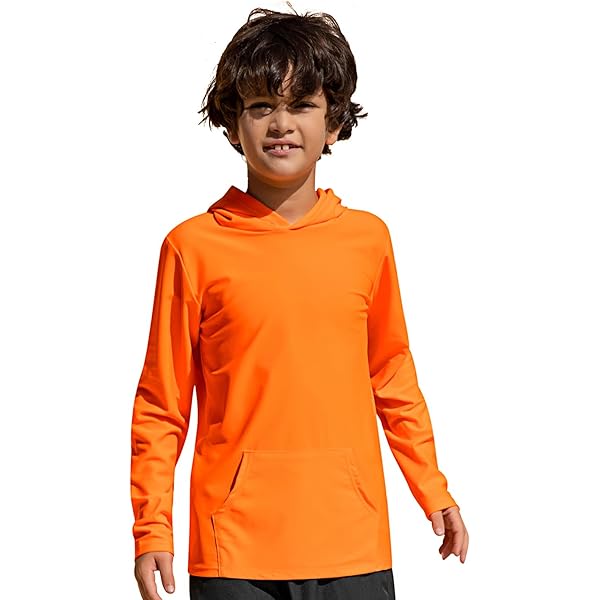Rashguard Per Bambini Maniche Lunghe UPF50+ - Maglietta Da Bagno Anti UV, Taglie 120-160