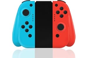 RCCBOOST REKBOO Mandos Inalámbrico para Switch, Mando Controlador Gamepad Joysticks para Switch, Bluetooth Switch Mando De Reemplazo con Doble Choque | Giroscopio de 6 Ejes | 400mah Batería
