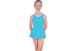 Roch Valley Girls' Istdj Lycra Leotard With Skirt Istdj Lycra Leotard With Skirt