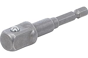 BGS 9685-3 | Adattatore per trapani | ingresso esagonale esterno 6,3 mm (1/4") / uscita quadrata esterna 12,5 mm (1/2")