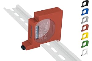 SHELLY HUTSCHIENENHALTER PW3D Hutschienenhalter/Adapter Single für Shelly 1 / 1PM DIN Rail bracket (35mm) (Rot)