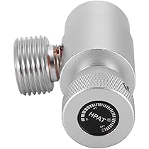 CO2-drukregelaar met magneetventiel, manometer en terugslagklep, herbruikbaar aquarium magneetventiel luchtbelteller W21.8-interface