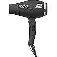 Parlux Alyon Hair Dryer. Light, Long Life Professional Hairdryer with Air Ionizer Technology & 2 Concentrator Nozzles. 2250 W Blow Dryer with 2 Speeds, 4 Temperatures & Cold Shot Button. (Matt Black)