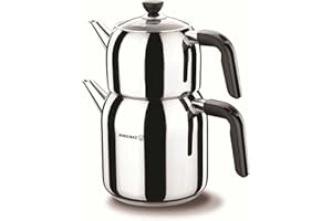 YBM HOME Korkmaz Kappa A079-01 Set de théières Caydanlik Takimi