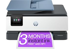 HP OfficeJet Pro 8135e All-in-One Printer | Colour | Printer for Home | Print, Scan, Copy, Fax Automatic document feeder| 3 Months of free Instant Ink | Print over VPN Up to 3 year Warranty