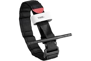 AR EMPORIUM Tactical Tourniquet - Combat Military Medical Emergency Hiking Application, First Aid Medical Supplies, Rapid One Hand Application Pre-Hospital Life Saving Equipment (1)