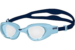 Arena The One Junior Occhialini Nuoto Anti-Appannamento per Bambini, Occhialini Piscina con Ampie Lenti, Protezione UV, Ponte Nasale Autoregolante, Guarnizioni Orbit-Proof