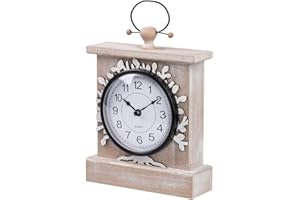 Adda Home Reloj, MDF/PVC/Hierro, 15X5X24 CM