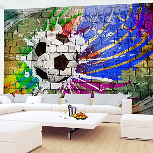 Vlies Fototapete ‚Fussball‘ 350×250 cm – 9021011c RUNA Tapete - 4