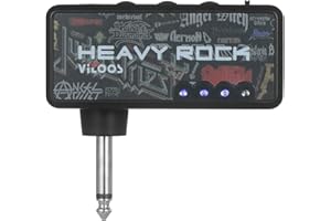 Btuty Electric Guitar Plug Headphone Amp Amplifier Heavy Rock Compact Portable