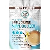 BLEND REPUBLIC® Keto Coffee Creamer Vanilla für ketogene Ernährung - mit MCT-Öl, Kokosöl & Kollagen - Ketogener Kaffeeweißer,
