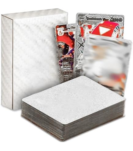 Packung Mit 110 Pcs Cartoon Karten Schwarz Silber Gold Seltene