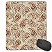 Produktbild Mouse Mat Stitched Edges, Leaves In Ethnic Paisley Design Folkloric Art Original Tribal Culture Inspired Motif,Gaming Mouse Pad Non-Slip Rubber Base