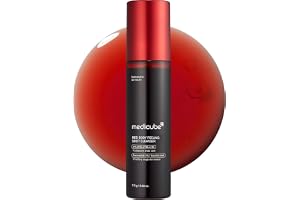 medicube Red Body Peeling Shot, Strawberry Skin Body Spray Cleanser, AHA + BHA + Succinic Acid, Exfoliating, 3.88 oz.