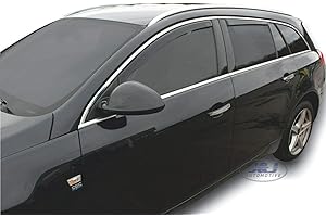 ‎J&J AUTOMOTIVE J&J AUTOMOTIVE | Windabweiser Passend Für Insignia A Sports Tourer Kombi 2009-2016, Heko Regenabweiser, Getönt, 4-TLG, Vorne, Hinten, Aerodynamisch