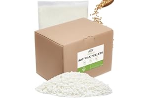 Soy Wax, BOYUJK Premium Natural Candle Wax, 100% Soy Wax for Candle Making from Organic Farm, No additives, Harmless and Pure (3KG)