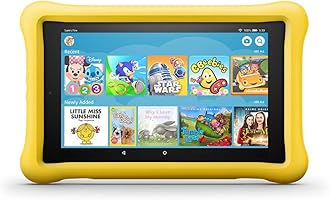 All-New Fire HD 8 Kids Edition Tablet, 8" HD Display, 32 GB, Yellow Kid-Proof Case