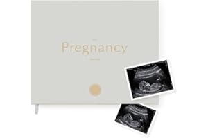 MÅL PAPER Your Edition Pregnancy Journal - Baby Memory Book for Expecting Mums - Luxury Pregnancy Book - Planner Pregnancy Gift for First Time Parents with Checklist Photo Section Gift Boxed (Grey)