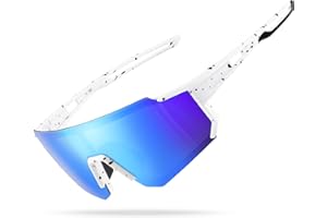 suoso Cycling Glasses Mens-Polarised Sports Sunglasses Womens-Running Glasses-Wrap Around Sunglasses-Mtb Glasses-Ski Sunglasses-Bike Glasses For Outdoor