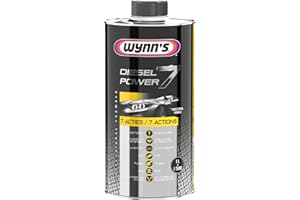 Wynn's Diesel Power 7 - Additif Diesel Action Complète 7 en 1, Optimise le Fonctionnement du Moteur - 1L