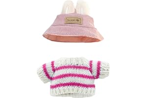Mino Plus Poupées Vêtements,Vêtements de poupée de 17 cm,Accessoires pour poupées,Cadeaux pour Garçons et Filles,poupée en Peluche Non Incluse (J)