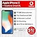 Produktbild Apple iPhone X (Silber) mit 64 GB internem Speicher, Vodafone Smart XL inkl. 11GB Highspeed Volumen mit Max 500 Mbits, inkl. Telefonie- und SMS Flat, EU-Roaming, 24 Monate Min. Laufzeit, mtl.