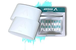 AWOKE® FlexTape Support de protège-tibias de football - Unisexe - Pour homme, femme et enfant