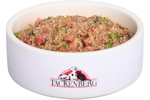 TACKENBERG Barf Menu with Chicken Meat, Salmon, Coconut and Evening Primrose Oil for Dogs - 14 x 500 g - Delicious Frozen Meat as Dog Food in Premium Quality - Freezer Food