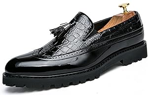 Fashion Modern WORLDLYDA Herren Loafer Mokassins Mode Quaste Schuhe Slip On Kleid Freizeitschuhe Fahren Loafer Party Schuhe