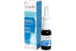 PROPOLIA - Spray nasal Purifiant et Décongestionnant Naturel - Propolis, Eucalyptus, Thym & Sel de Camargue - Hygiène nasale Adultes & enfants dès 3 ans - Fabriqué en France - 20 ml