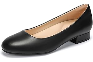 DOBOLIN Scarpe Donna Eleganti Decollete Tacco Basso Medio Scarpe Comode da Donna per Cerimonia Ufficio Matrimonio